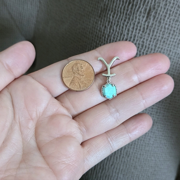 Yellow💛 Rose🌹 By Kendra Scott x Yellowstone🐂 "Dutton" Drop Earrings - NWT - Picture 8 of 16